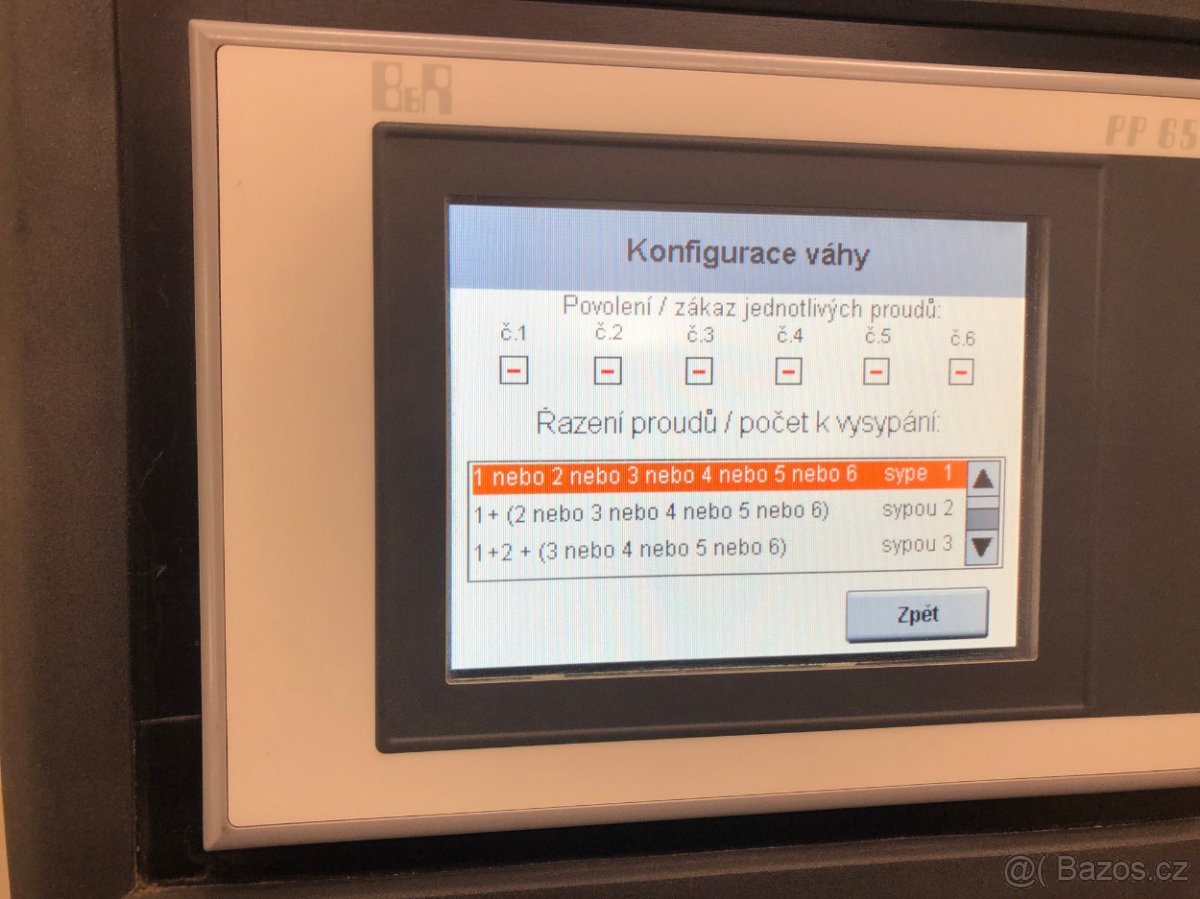 Automatické počítací a dávkovací váhy VXND- 6 proudů - 5