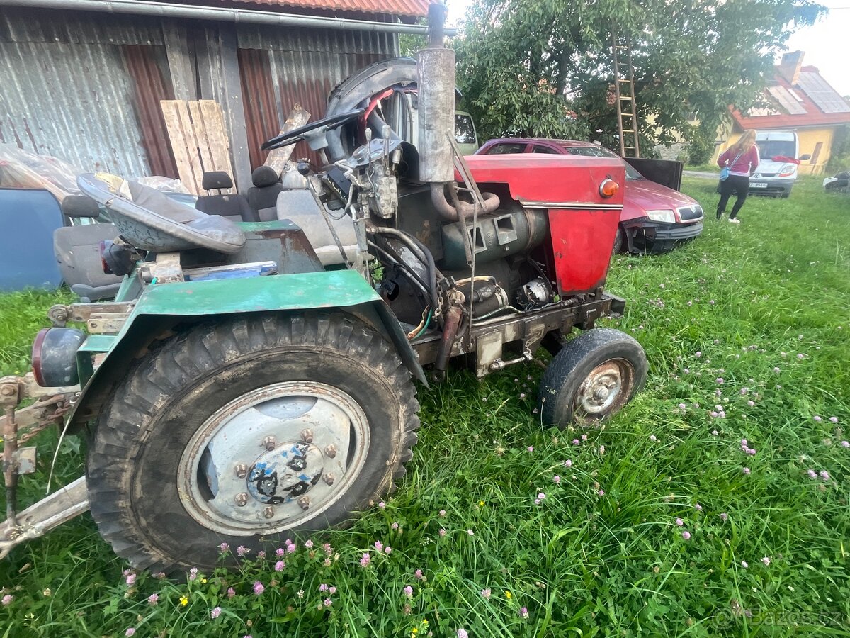 Traktor s uzávěrkou , slavia 2valec vzduchem chlazeny - 5