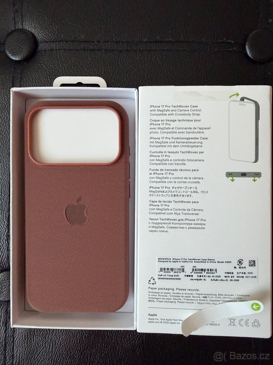 kryty na iPhone 17 Pro v zelené a hnědé barvě - 5