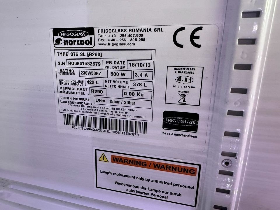 Prosklená chladicí lednice - 5