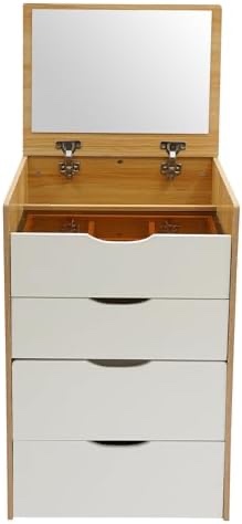 Toaletní stolek na líčení se 3 zásuvkami - 5