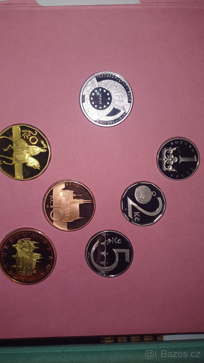 Sada obeznych minci cr 2009 2010 proof - 5