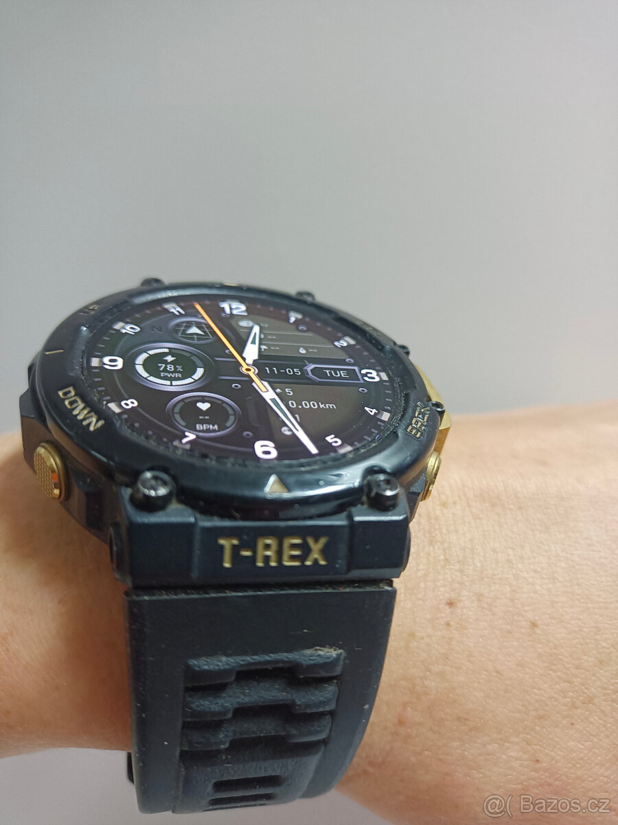 Chytré hodinky Amazfit T-Rex 2 A2170, originál nabíječka - 5