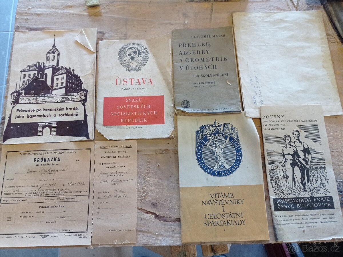 Staré noviny, příručky atd. - 5
