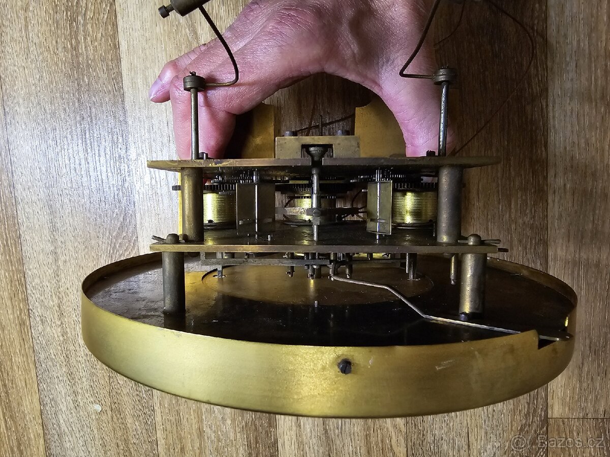 VÍDEŇSKÉ BAROKO,3ZÁVAŽOVÉ PODLAHOVÉ HODINY - 5