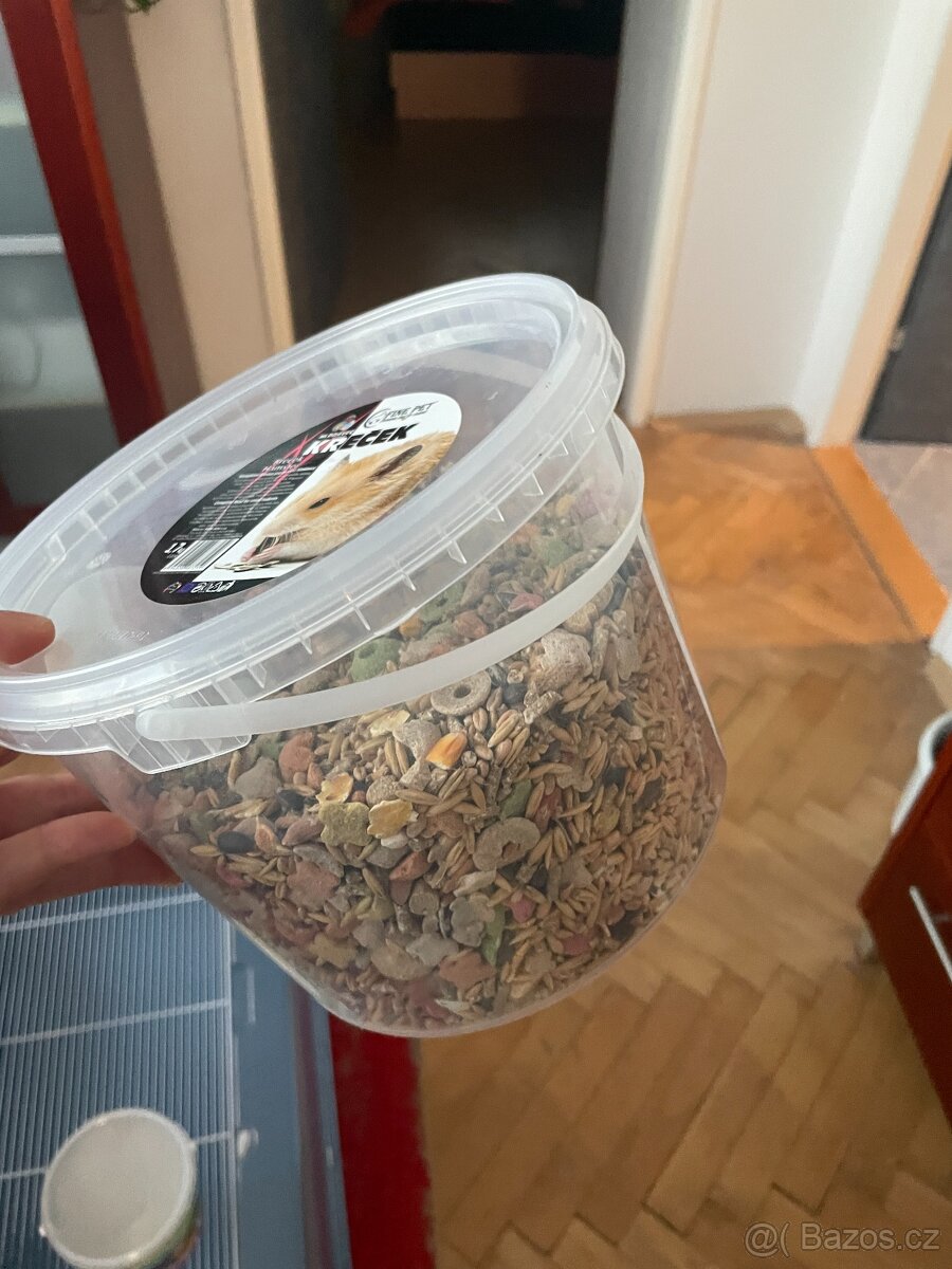 klec + vybavení pro křečka nebo králika - 5