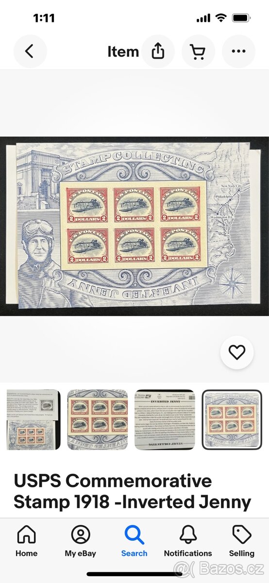 1918 error znamka obracena jenny - 5