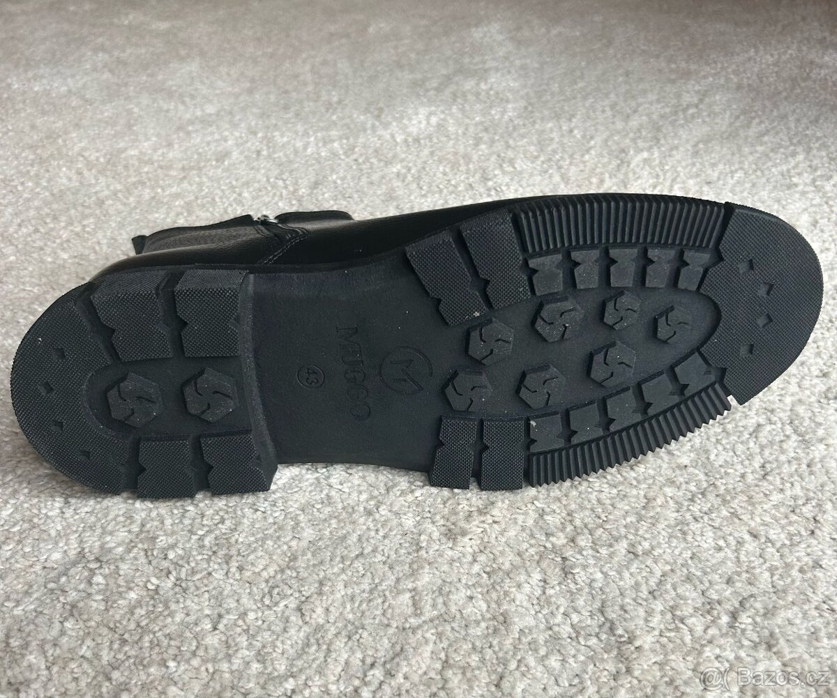 Pánské kožené zimní boty (vel. 45) - 5