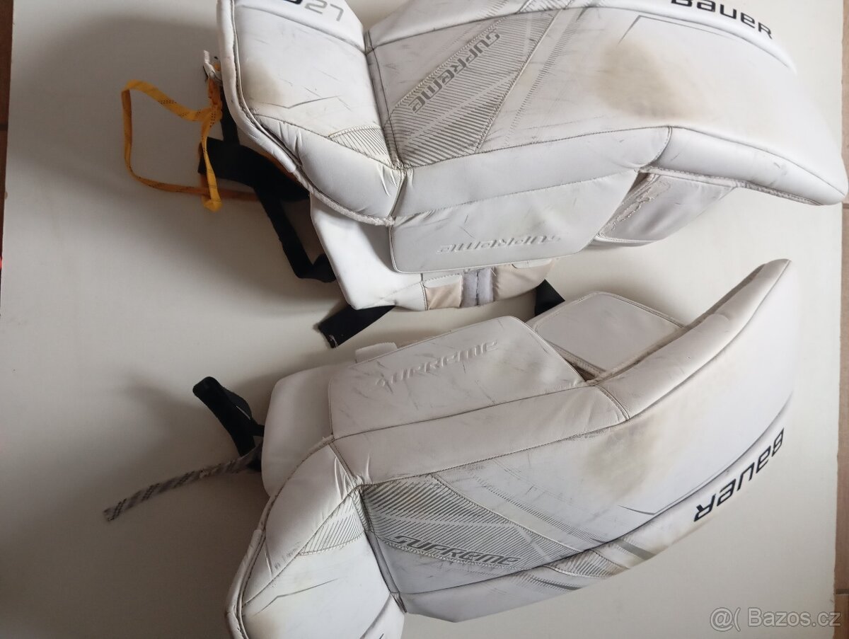 Brankářské betony Bauer supreme S27 vel. M senior - 5