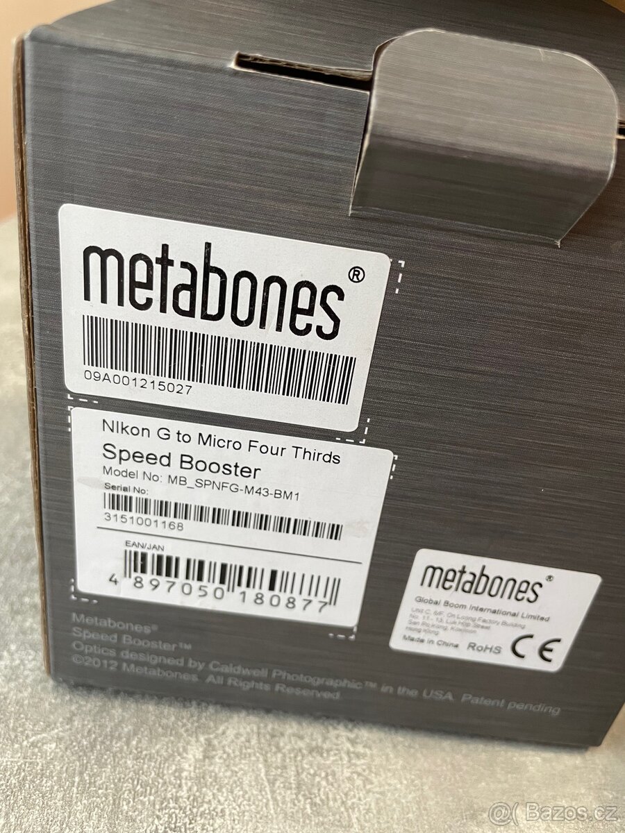 Metabones Speed Booster NIkon G to Micro Four Thirds - 5