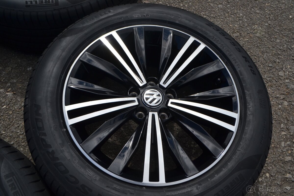 VW Tiguan/Š.Kodiaq -NOVÁ orig.ALU sada -235/55R18 -2024 DOT - 5