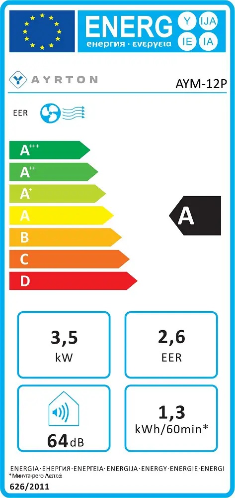 Mobilní klimatizace Ayrton AYM-12P - 5