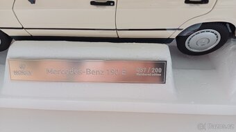 Norev 1/18 Mercedes 190E 1984 beige limit 200 ks - 5