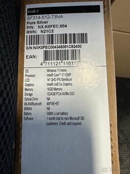 Acer swift 3 ( záruka do 9.5.2026) - 5