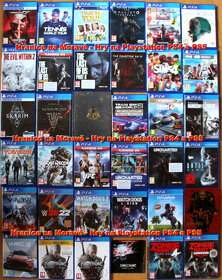 Hry na Playstation PS4+PS5 seznam rozdělen na 2 inzeráty - 5