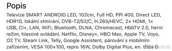 TCL 40” SMART LED TV (model 40S6200) + TCL Soundbar - 5