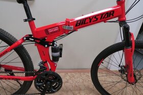 Prodám skládací celoodpružené horské kolo bicystar - 5