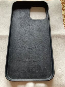 Apple kožený kryt midnight na iPhone 13 Pro Max - 5