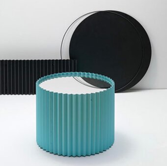 Flat pack ondule coffee table Jan Plecháč a Henry Wielgus - 5