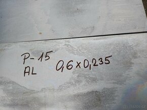 Hliníkový AL plech EN AW 5083 H 111  - P 15 mm - rozměr 0,6 - 5