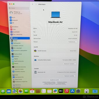 NOVÝ APPLE MACBOOK AIR 15” M3/512GB/16GB/BATERIE 100% - 5