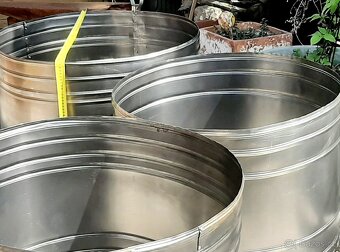 Vyvýšený záhon nerez kulatý - 5