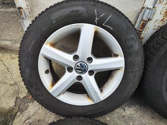 15"zimní alu sada Aspen 5x112 origo Golf 7 Touran Caddy - 5