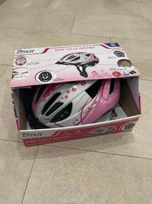 Dívčí cyklistická helma vel. 49-54 cm + rukavice - 5