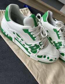 Louis Vuitton Yayoi Kusama Green White boty velikost 42 - 5