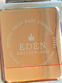 Nové švýcařské damské hodinky Eden, strojek quartz. - 5