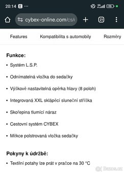 Autosedačka vajíčko Cybex Aton 5 - 5