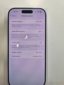 iphone 16 pro 128GB - poškozená záda - 5