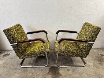 2x funkcionalistické křeslo Thonet B 36 P - 5