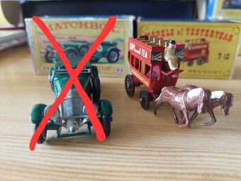 Matchbox yesteryear Y5 BENTLEY 41/2LITRE, Y12 HORSE BUS - 5