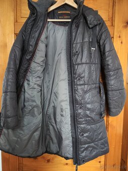 Dámský Prošívaný zimní Kabát s kapucí vel. M / 38-40 - 5