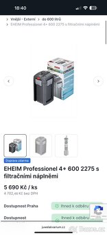 Eheim 240l v záruce do 11/2026 - 5