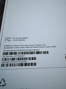 Apple iPhone 16 pro max 1TB e-sim - 5