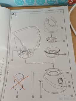 Obličejová sauna / inhalátor pro napařování - 5