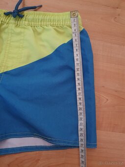 Plavky cca 116/122 sinsay modro-žluté - 5