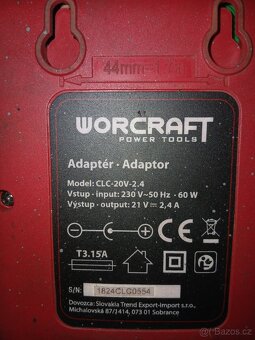 Worcraft nabíječka a baterie 4Ah - 5