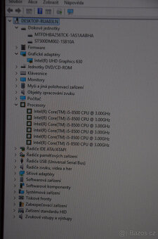 HP Prodesk 400 G5 SFF i5/16GB/SSD256+500GB/Záruka - 5