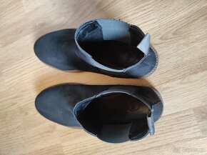 Pánské černé kotníkové boty Mango vel. 45 - 5