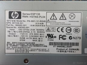 Stabilizovaný/serverový napájecí zdroj HP 12V 50A 575 W - 5