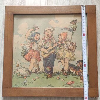 Obraz Dětské radovánky 1939, Marie Kvěchová - 5
