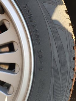 BMW E39 -  orig.kola hezké s pneu celoroční M+S 6,5mm - 5