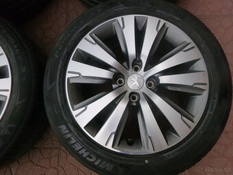 Letní sada alu originál Peugeot 3008 4x108 7,5Jx17 ET29 TPMS - 5