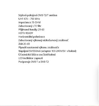 Sencor Antena - 5