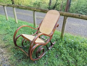 OHÝBANÉ HOUPACÍ KŘESLO VE STYLU THONET–FRANCIE, 70.–80. LÉTA - 5