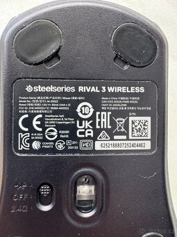 Steelseries RIVAL 3 WIRELESS (bezdrátová) - 5