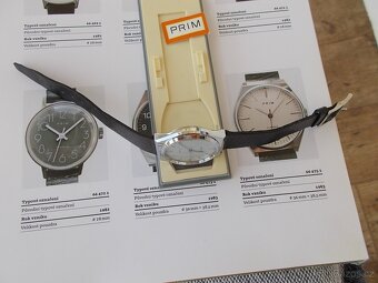 krasne trezorovky hodinky prim 17 jewels rok 1983 funkcni - 5